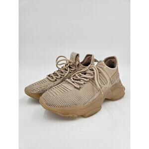 Steve Madden Womens Maxima Blush Beige Multi Fashion Sneaker Size 9 M
